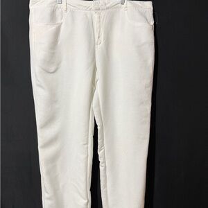 Tommy Hilfiger White Wide-Leg Pants
